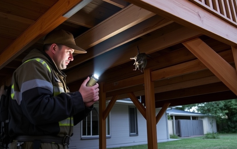 Under Deck Possum Removal in Mosman